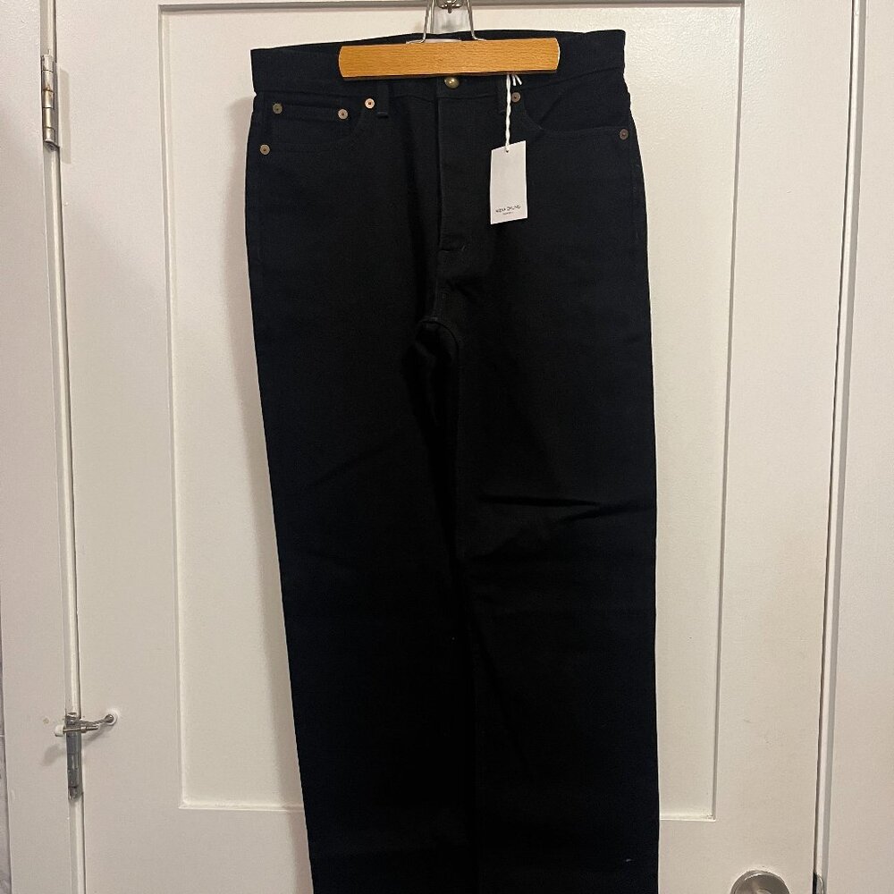 NWT Madewell Alex Chung Black Straight Jeans